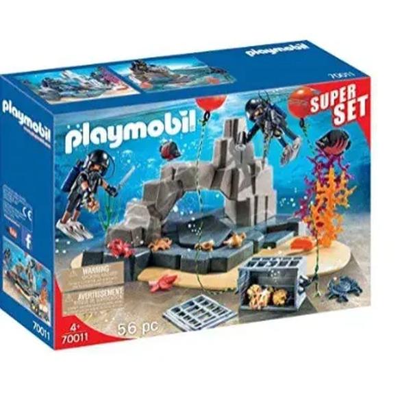 Imagem de Playmobil Acessorios Para Mergulho Tesouro Escondido 70011