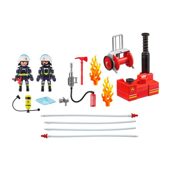 Imagem de Playmobil - Bombeiros com Bomba de Água - 9468