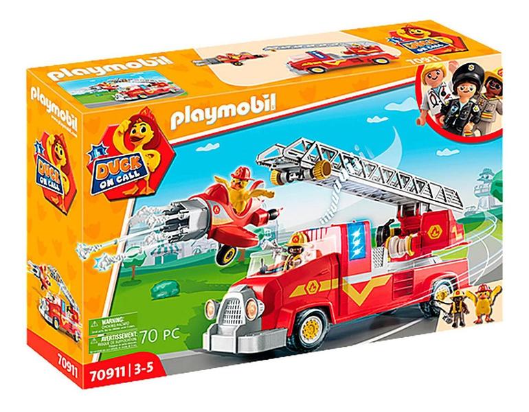 Playmobil - Caminhão De Resgate De Incêndio 70911 Imagem de Playmobil - Caminhão De Resgate De Incêndio 70911