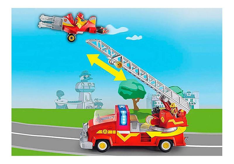 Playmobil - Caminhão De Resgate De Incêndio 70911 Imagem de Playmobil - Caminhão De Resgate De Incêndio 70911