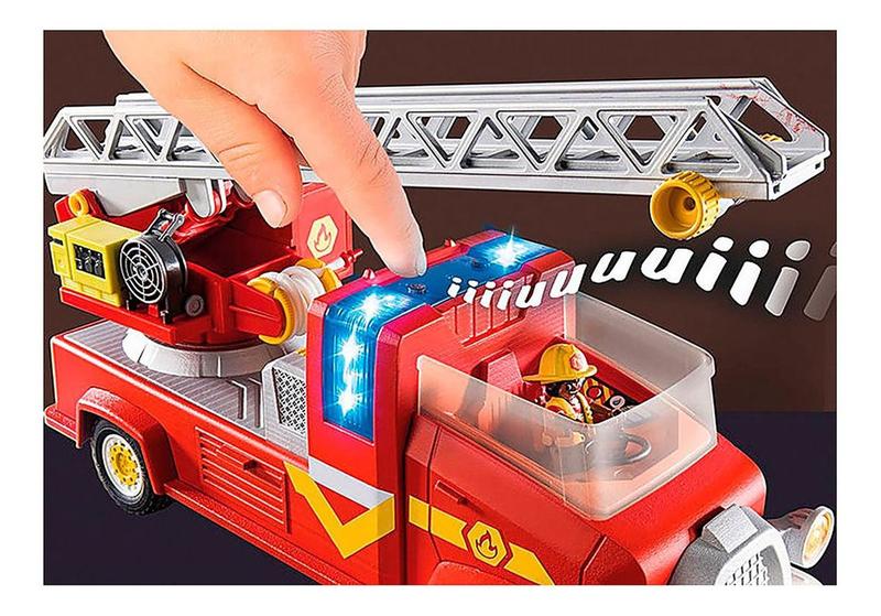 Playmobil - Caminhão De Resgate De Incêndio 70911 Imagem de Playmobil - Caminhão De Resgate De Incêndio 70911