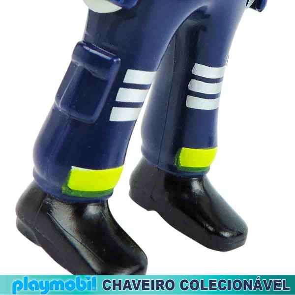 Imagem de Playmobil Chaveiro Colecionável Boneco Bombeiro - Sunny 1675