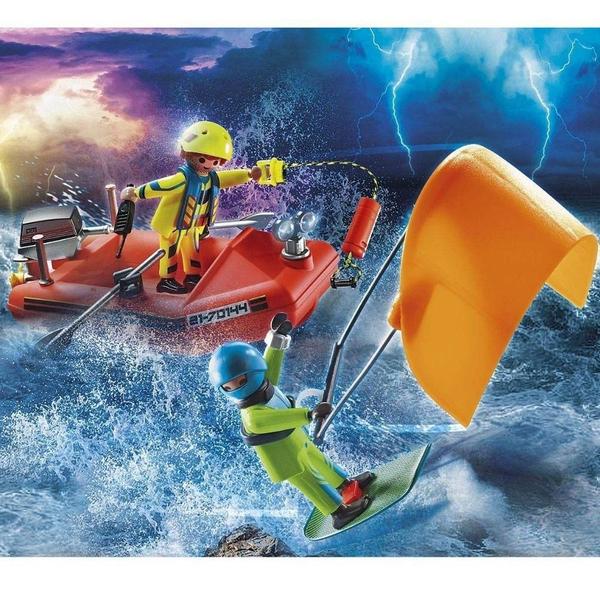 Imagem de Playmobil City Action Lancha Resgate Kitesurfer 30 Pçs 70144