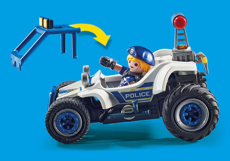 Imagem de Playmobil City Action Perseguição Ao Bandido De Tesouros