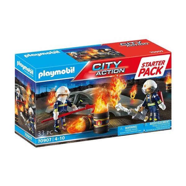 Imagem de Playmobil - city action - starter pack - exército de incêndio - 70907