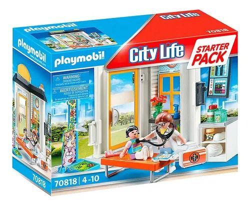 Imagem de Playmobil City Life Starter Pack - Consultorio Pediatra  57 peças