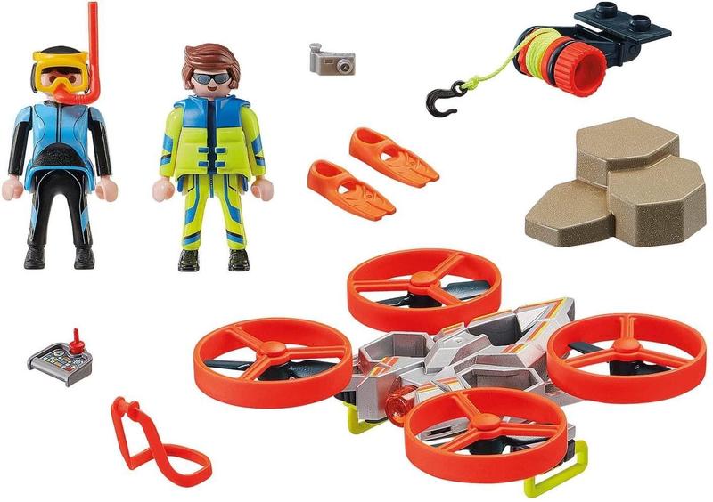 Imagem de Playmobil City - Resgate Mergulhador Com Drone - Sunny 2082