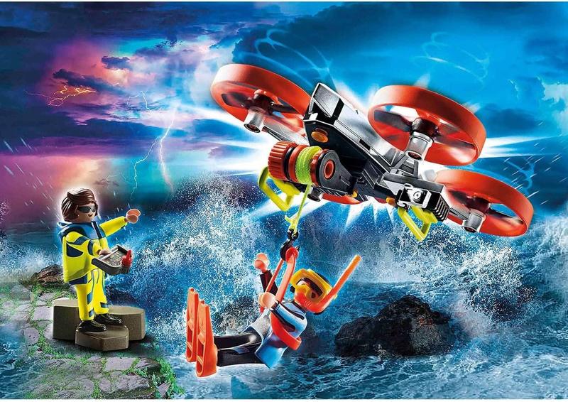 Imagem de Playmobil City - Resgate Mergulhador Com Drone - Sunny 2082