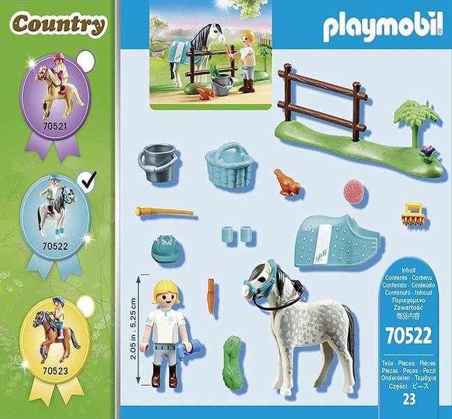 Imagem de Playmobil Country Fazenda Dos Pôneis Pônei Clássico 70522