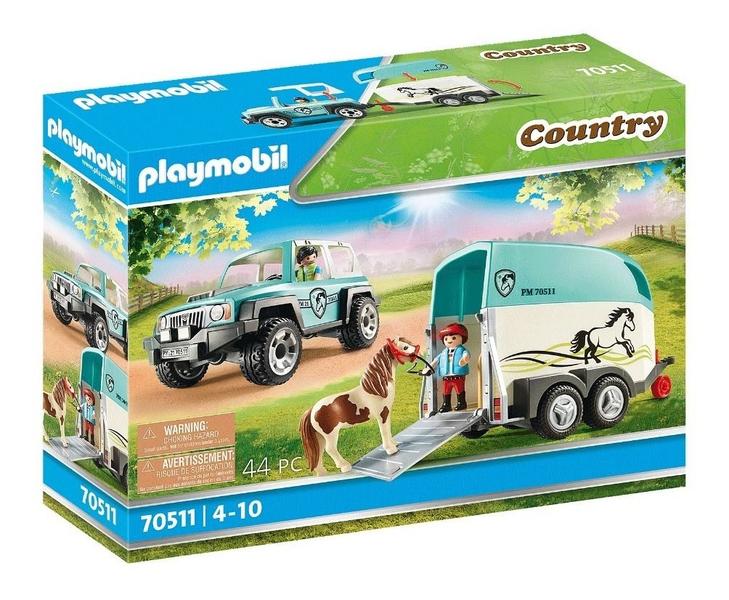 Imagem de Playmobil Country Jeep Com Reboque Para Pónei 70511 Sunny