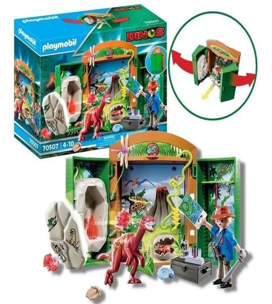 Imagem de Playmobil Dinos - Box Explorador De Dinossauros 59 Pçs 70507