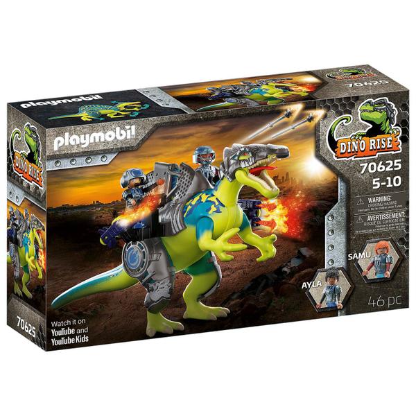 Playmobil Espinossauro Duplo Poder Defesa - Dino Rise 70625 - Sunny Brinquedos Imagem de Playmobil Espinossauro Duplo Poder Defesa - Dino Rise 70625
