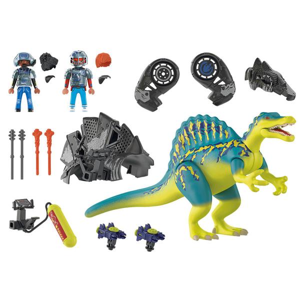 Playmobil Espinossauro Duplo Poder Defesa - Dino Rise 70625 - Sunny Brinquedos Imagem de Playmobil Espinossauro Duplo Poder Defesa - Dino Rise 70625