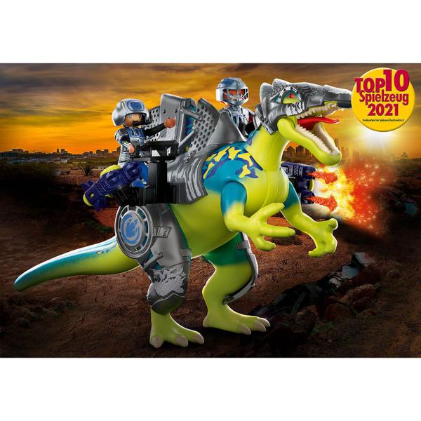 Playmobil Espinossauro Duplo Poder Defesa - Dino Rise 70625 - Sunny Brinquedos Imagem de Playmobil Espinossauro Duplo Poder Defesa - Dino Rise 70625