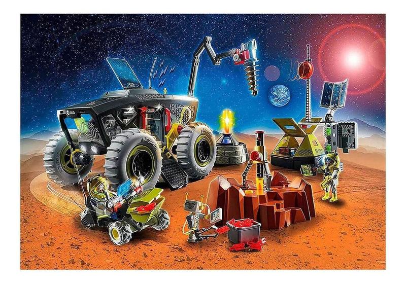 Imagem de Playmobil - Expedição Marte Com Veículo - Space 70888