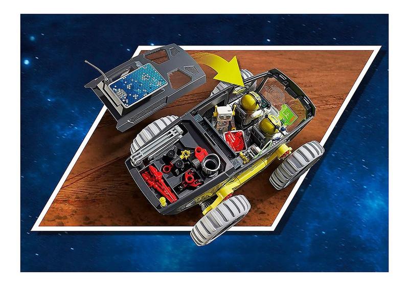 Imagem de Playmobil - Expedição Marte Com Veículo - Space 70888