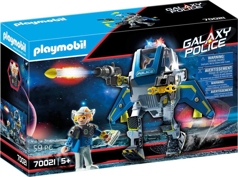 Imagem de Playmobil Galaxy Police - Robô  da Polícia Galáctica 70021