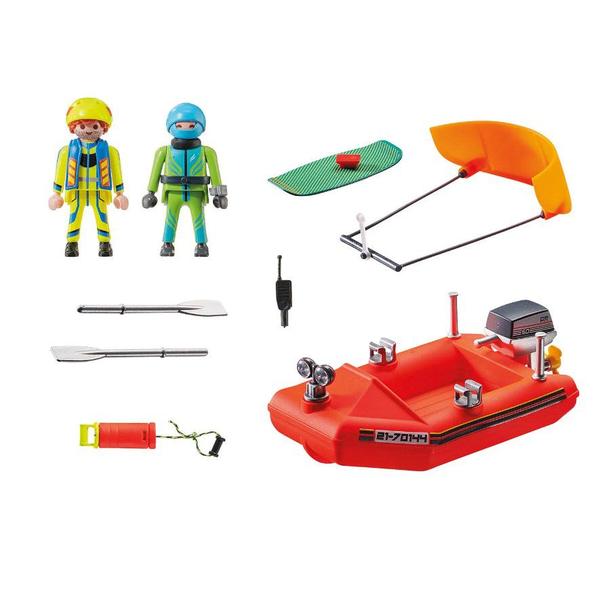 Imagem de Playmobil Lancha de Resgate Kitesurfer - Sunny 2089