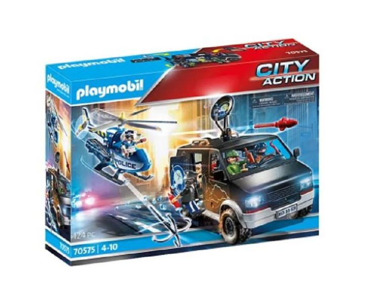 Imagem de Playmobil Perseguição com Helicóptero - Sunny 002557