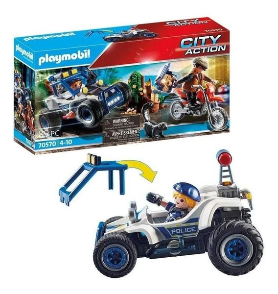 Imagem de Playmobil - Perseguição Polícia City Action 89 Pçs