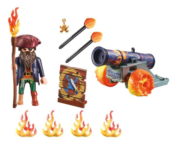 Imagem de Playmobil - Pirata Com Canhão - Pirates 71189