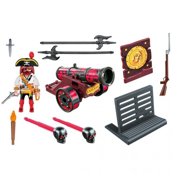 Imagem de Playmobil Piratas Soft Bags com Canhao Vermelho Sunny 6163