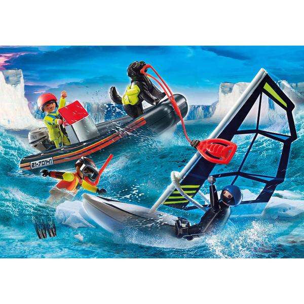 Imagem de Playmobil Resgate na Agua com Cachorrov - City Action  70141