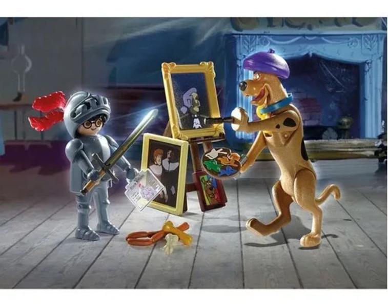 Imagem de Playmobil Scooby Doo Aventura Cavaleiro Negro 70709 Sunny