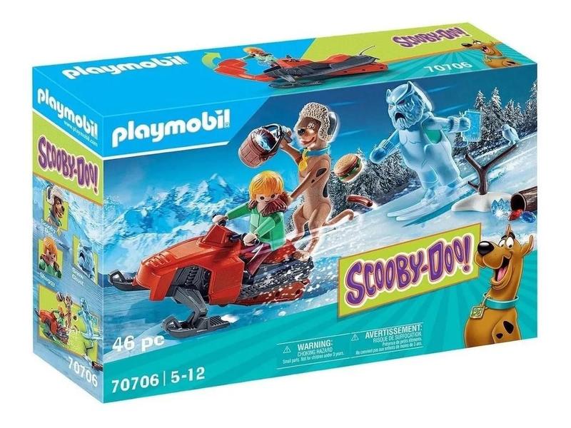 Imagem de Playmobil Scooby Doo Aventura Com Fantasma 46 Peças 70706