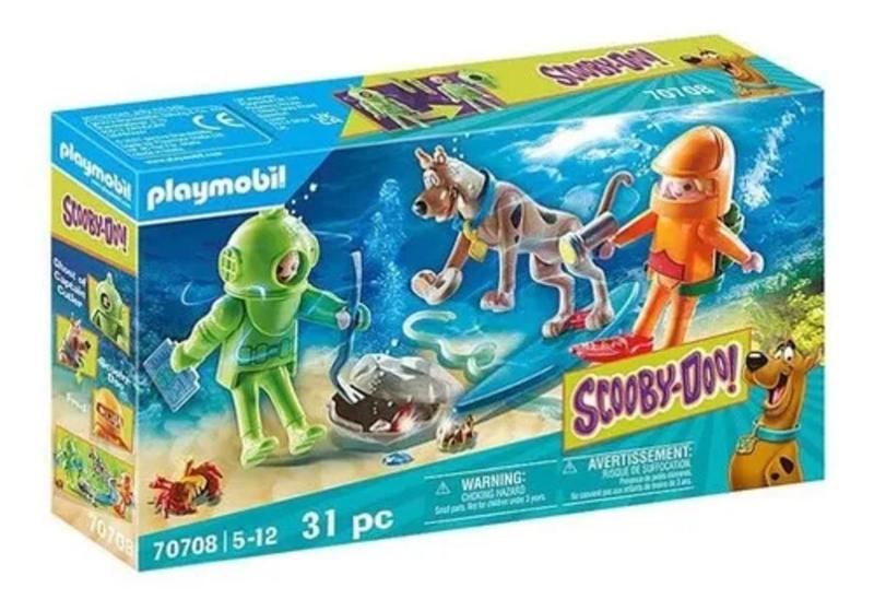 Playmobil Scooby-Doo Aventura Com Fantasma Mergulhador 70708 - Sunny Imagem de Playmobil Scooby-Doo Aventura Com Fantasma Mergulhador 70708
