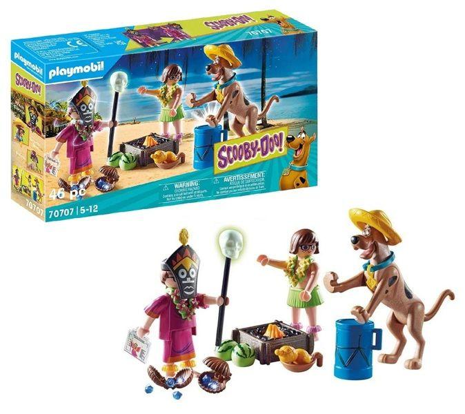 Imagem de Playmobil Scooby-Doo Aventura na Ilha do Bruxo Fantasma Com 46 Peças - Sunny - 70707