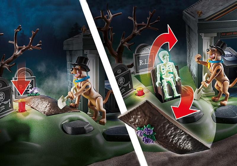 Imagem de Playmobil Scooby Doo Aventura No Cemitério 70 Peças - Sunny