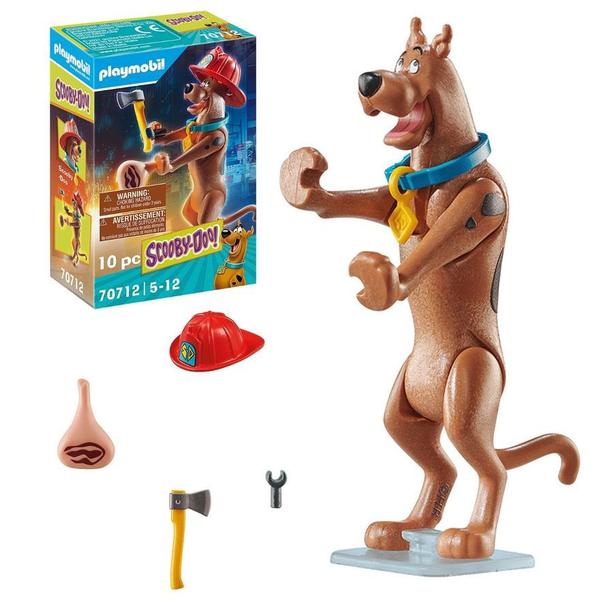 Imagem de Playmobil Scooby-Doo - Figura Colecionável Bombeiro 70712