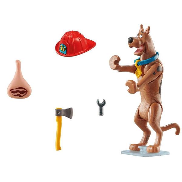 Imagem de Playmobil Scooby-Doo - Figura Colecionável Bombeiro 70712