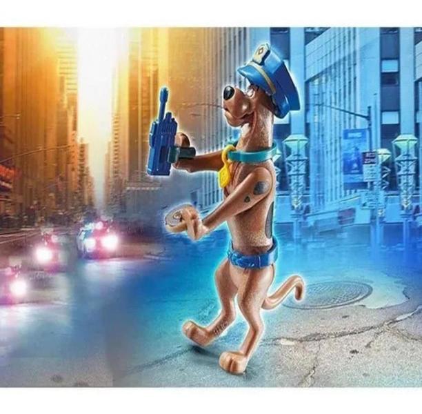 Imagem de Playmobil Scooby-doo Figura Colecionável Polícia 70714