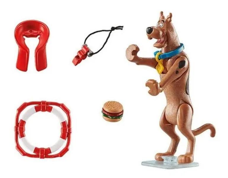 Imagem de Playmobil Scooby-Doo Figura Colecionável Salva-Vidas 70713