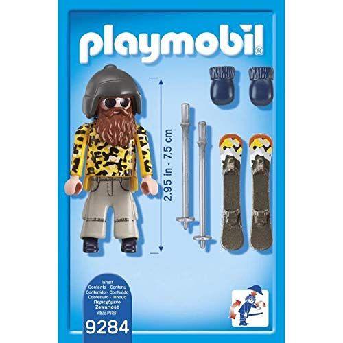 Imagem de Playmobil Skier com conjunto de construção de polos