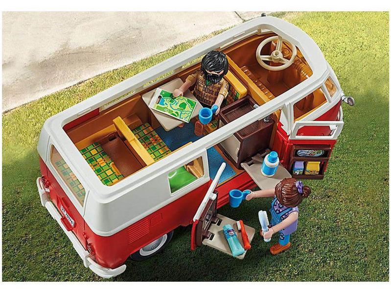 Imagem de Playmobil Volkswagem T1 Camping Bus 74 Peças