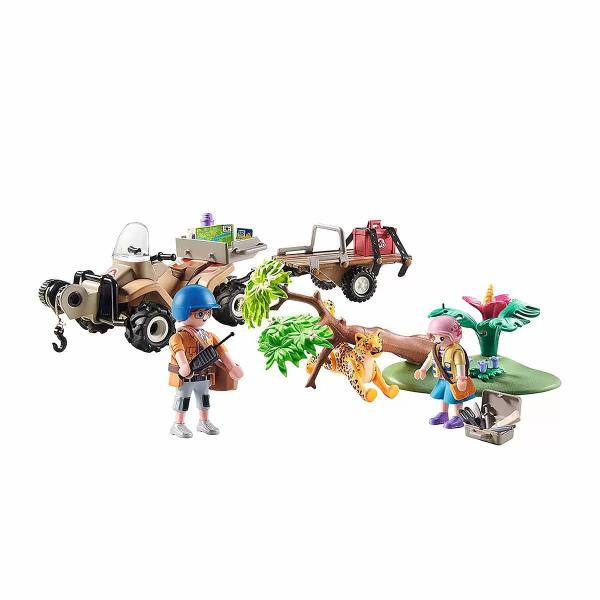 Imagem de Playmobil Wiltopia Quadriciclo de Resgate Animais 71011