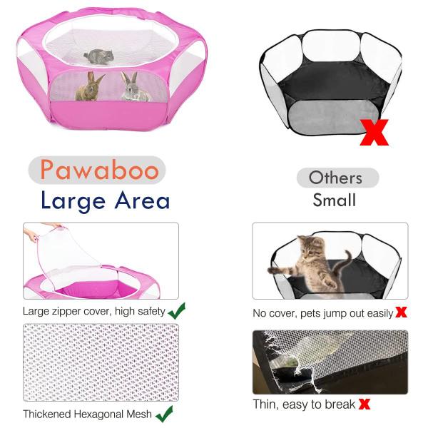 Imagem de Playpen Pawaboo Small Animals à prova d'água com capa com zíper