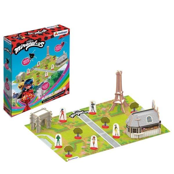 Imagem de Playset 3D Paris Miraculous LadyBug Fácil de Montar Xalingo - 5506.5