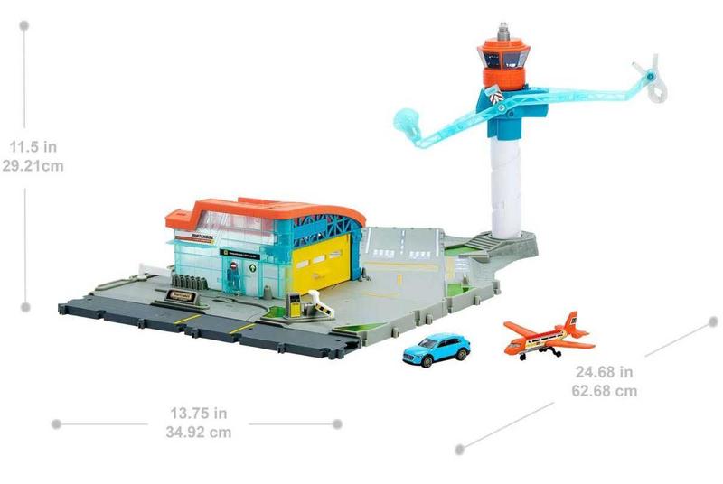 Playset Action Aventura No Aeroporto 2025 Matchbox - Playsets
