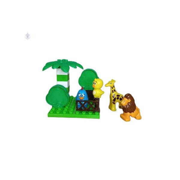 Imagem de Playset Animais da Floresta Galinha Pintadinha Blocos de Montar