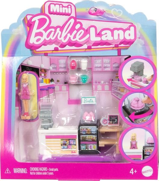 Imagem de Playset Barbie BarbieLand Bakery com boneca de 1,5 polegadas e cafeteira