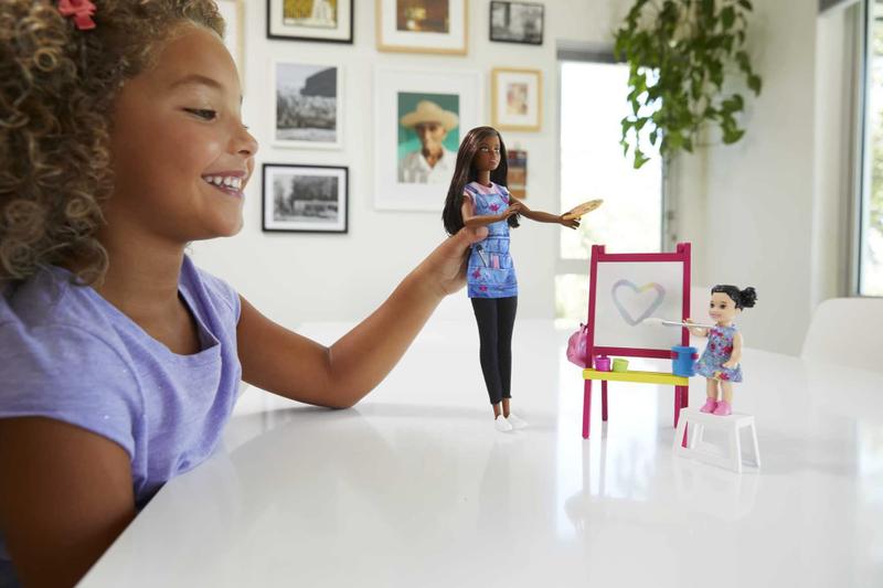 Imagem de Playset Barbie Careers Professora de Arte com Morena e Criança