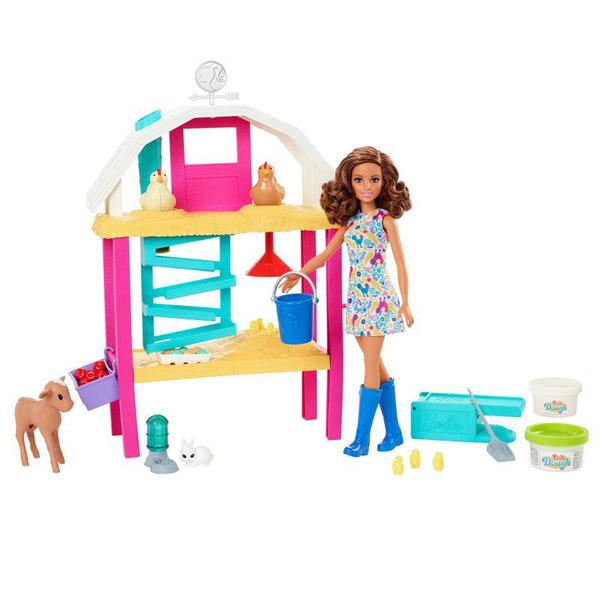 Playset Barbie com Boneca - Diversão na Fazenda - Mattel Imagem de Playset Barbie com Boneca - Diversão na Fazenda - Mattel