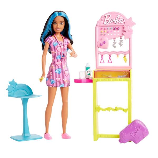 Imagem de Playset Barbie com Boneca - Perfuradora de Orelhas - Skipper - Mattel