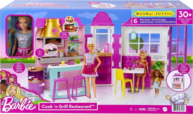 Imagem de Playset Barbie com Boneca - Restaurante - Mattel