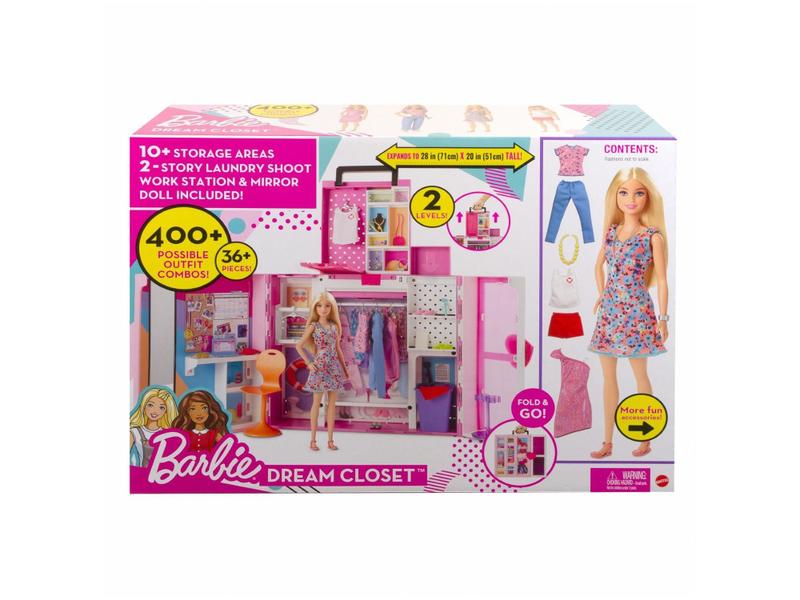 Imagem de Playset Barbie Novo Armário dos Sonhos Mattel