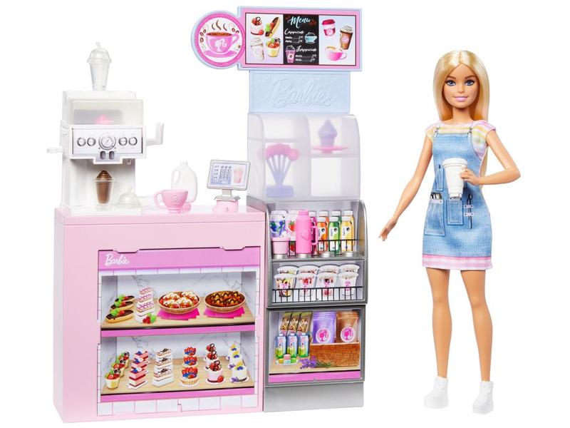 Imagem de Playset Barbie Profissões Cafeteria Mattel 